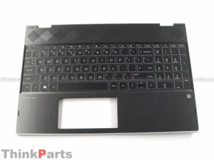 New/Orig HP PAVILION X360 15-CR, X360 15T-CR 15.6" Palmrest Keyboard Bezel US BL - Picture 1 of 3