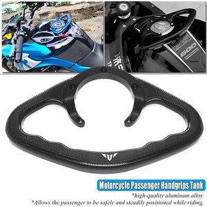 CNC Passenger Handgrips Hand Grip Tank Grab Bar Handles Armrest For MT-09 MT07 - Picture 1 of 11