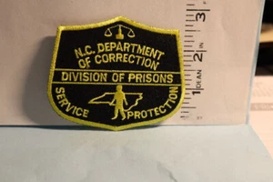 police patch   DEPARTMENT OF CORRECTIONS  DIVISION OF PRISONS NORTH CAROLINA - Picture 1 of 1