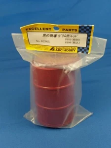 (ABC 62865) 1/10 RC Car Scenes Decoration Barrel Red Diameter-68mm Height-90mm - Picture 1 of 4