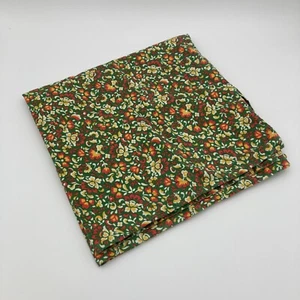 Vintage Psychedelic Flower Power European Sham Pillow Case Button Close MCM - Picture 1 of 4