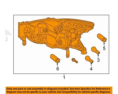 Infiniti Nissan OEM 2013 JX35-Faro 260603JA0A Foto 1 de 2