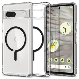 Pixel 7a Case | Spigen [Ultra Hybrid Metal Ring] (MagFit) - Photo 1 sur 15