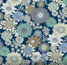 Floral Fabric 100% Cotton Poplin Rose & Hubble Mini Ditsy Flowers Half Metre