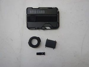 Aulumu G03 - Transparently Magnetic Wallet Card Holder, Translucent Gray - Photo 1 sur 4