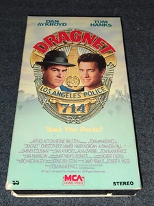 Dragnet VHS Tom Hanks Dan Aykroyd Cult Classic Comedy Action MCA Home Video - Picture 1 of 6