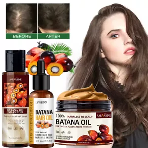 Batana Oil Serum for Hair Growth Natural Anti Hair Loss Shampoo Conditioner - Picture 1 of 40