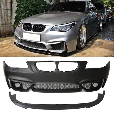 M4 Style Look Front Bumper For BMW 5Series E60 W/O PDC holes 4D Foto 1 de 4