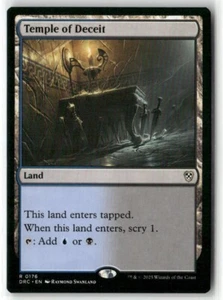 Temple Of Deceit Commander: Aetherdrift NM MAGIC MTG - Picture 1 of 1
