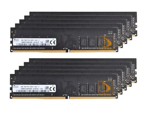 Hynix 80GB 10X 8GB 1RX8 PC4-2400T DDR4 2400Mhz 1.2V UDIMM Desktop Memory RAM__ - Picture 1 of 14