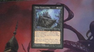 Pillar Tombs of Aku Visions SEE PICTURES MISPRINT MTG CARD