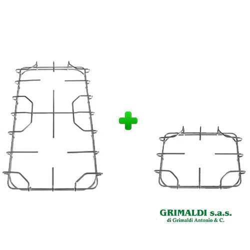 GRIGLIE PER CUCINA PIANO COTTURA STAR 3 FUOCHI 41,7 X 22,5cm 17,7 X 22,5cm