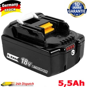 Per Makita batteria BL1840B Li-Ion 18 V 5,5 Ah batteria di ricambio BL1850B BL1860 NUOVA - Foto 1 di 12