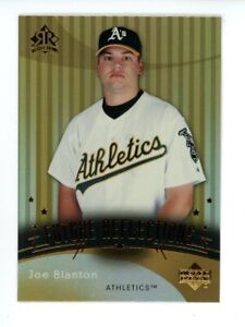 2005 Upper Deck Reflections   Joe Blanton #123 Oakland Athletics