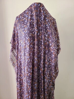 Tela con estampado de gasa jacquard floral 58" de ancho vendida por yarda O lotes_EF11-2 Foto 1 de 4