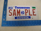 1994 94 TENNESSEE TN LICENSE PLATE TAG SAMPLE DAVIDSON COUNTY (KC)
