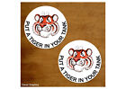 ESSO Put A Tiger In Your Tank classic Petrol Stickers x 2 with FREE UK Delivery 