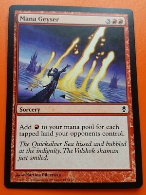 1x MANA GEYSER - Conspiracy/Games Night/Fifth Dawn - MTG - Magic the Gathering - Image 1 of 3