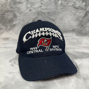 Vintage Tampa Bay Buccaneers Hat Black Puma Strapback Division Champions 1999