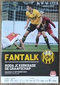 Programm Niederlande 12.9.2022 Roda JC Kerkrade - De Graafschap - Bild 1 von 1