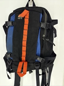 Vintage 90's Nike ACG Karst 40 Hiking Backpack Bag Blue Orange H7-JWG Used - Picture 1 of 2