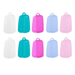 10 Sanitary Toothbrush Head Covers Flexible Travel Hygienes Silicone Protectors - Picture 1 of 8