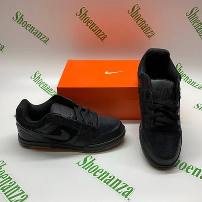 Nike Air Twilight 325253 004 Negro con Estampado de Cuadrícula Zapatos de Monopatín Atléticos para Hombres 8 Foto 1 de 4