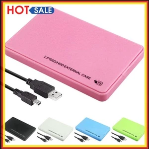 2.5 Inch Hard Drive Enclosure SATA Portable Solid State Drive Box for MacBook PC - Afbeelding 1 van 24