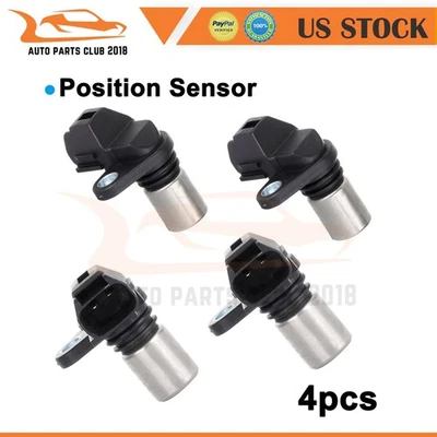 Sensor de posición del cigüeñal del motor 4 piezas para Volvo S80 4,4 L 2007-2010 PC585 SU7721 Foto 1 de 4