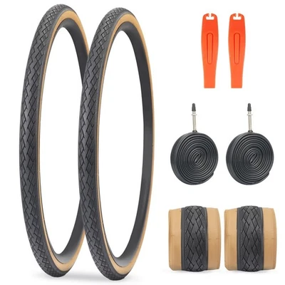 WEEROCK 700C Bike Tire 2 Pack 700 X 35C（37-622） Gravel Bicycle Tires with/