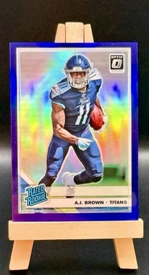 2019 Donruss Optic A.J. Brown SP /50 Purple Rated Rookie #164 RC - Image 1 of 2