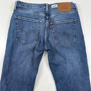 Jeans Levi’s 512 Big E Premium Usados en Excelente Condición Para Hombres 32x34 Azul Ajustado Denim Cónico Elástico - Imagen 1 de 13