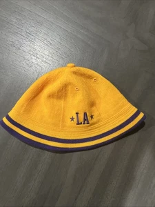 Los Angeles Lakers Hat Bucket Cap NBA Basketball Nike Vintage - Picture 1 of 6