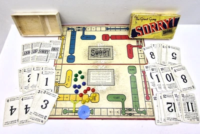 John Waddington Sorry The Great Game Board Cards Spinner Made In England - Image 1 of 4