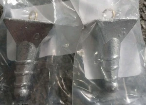 New Fishing Tackle Gear- Two Storm Sinkers 4oz & 3oz Bundle - 2 Weights - Picture 1 of 3