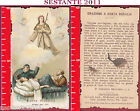 1390  SANTINO HOLY CARD SANTA S. ROSALIA MEDIOLANI