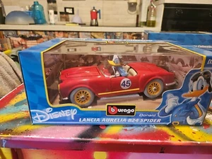 burago 1/18 disney Paperino lancia aurelia spider - Foto 1 di 9