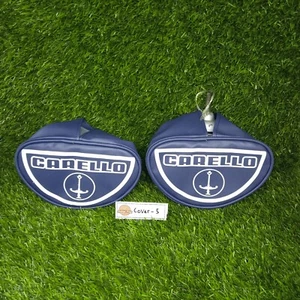 Half Moon CARELLO PF-600 500 Padded Spot Cover Fog Light 2 pcs Blue NEW - Picture 1 of 5