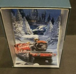 Pop Up Christmas Cards Harry Potter Hogsworth Hallmark Express train  12 box new - Picture 1 of 5