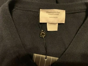 Maglione Ermenegildo Zegna premium in cashmere US 38 EU 48 fatto a mano in ITALIA - Foto 1 di 12