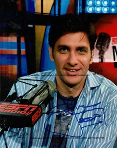 Radio TV MIKE GREENBERG FIRMATA 8x10 ESPN - Alzati / Mike e Mike - Northwestern - Foto 1 di 1