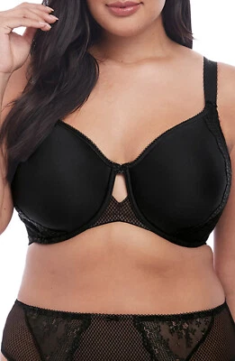 $78 Elomi EL4383 Charley Full Figure Spacer Underwire T-Shirt Bra, Size US 42DD - Image 1 of 2