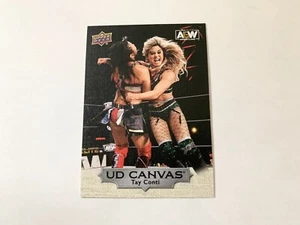 Tay Conti Canvas 2022 Upper Deck AEW Card # C3 - Picture 1 of 2
