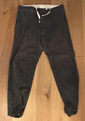 Engineered Garments E1 E-1 Pantalón Jogger Gris Cepillado Algodón L Pantalones de Vuelo Grandes Foto 1 de 4