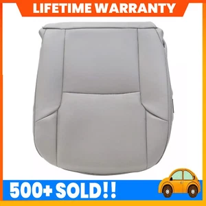 For Toyota 4Runner Limited 03-09 Driver Bottom Synthetic Leather Seat Cover Gray - Picture 1 of 16