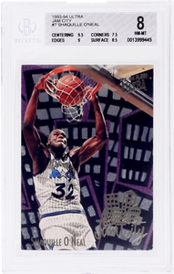 1993 Ultra Shaquille O'Neal Jam City #7 BGS 8 - Picture 1 of 2