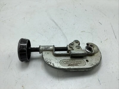 CORTADOR DE TUBOS VINTAGE CRAFTSMAN TOOLS, 1/8” a 1”, EUA, 9-5533, LOGOTIPO DA COROA - Imagem 1 de 4