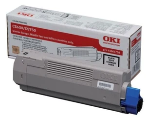 Genuine OKI 43865708 Black Toner Cartridge For OKI-C5650 C5650dn C5750 C5750n - Picture 1 of 1