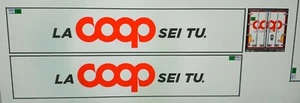 Grafica adesiva "La COOP sei tu" x semirimorchi Herpa 1/87 autoproduzione - Foto 1 di 1