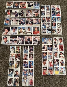 1984 Topps Baseball Sticker Collection Lot Of Unpeeled Sheets - Picture 1 of 2
